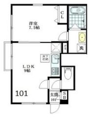 フォレストコート東中野の間取り画像