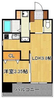 フェリシエ馬借の間取り画像
