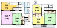 サニーテラス南陽台の間取り画像