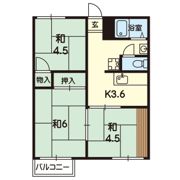 ガーデンコーポ江津の間取り画像