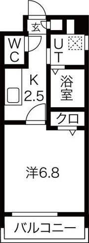 エステート愛和の間取り画像
