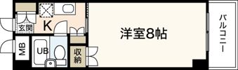 井口クイーンズコートの間取り画像