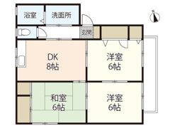 グリーンタウン矢野東Bの間取り画像