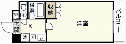 サンローレル串戸の間取り画像