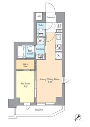 AIFLAT渋谷西原の間取り画像