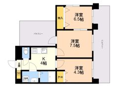 第15川崎ビルの間取り画像