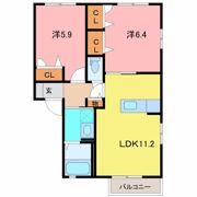 メゾン大溝の間取り画像