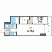 セレニテ本町グランデの間取り画像