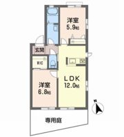 プランドール凛 A棟の間取り画像