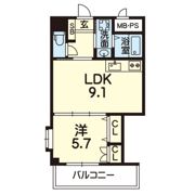 RJR水前寺の間取り画像