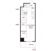 ハーモニーレジデンス東京武蔵関WEST SIDEの間取り画像