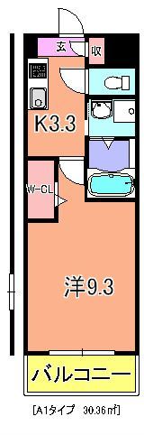 アルデール津田沼の間取り画像