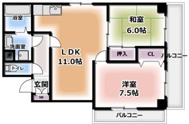 タウンプラザ東の間取り画像