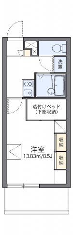 レオパレスOROKUの間取り画像