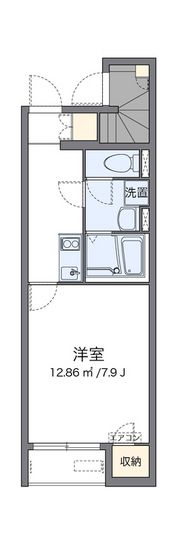 クレイノ西大寺の間取り画像