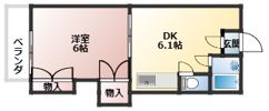 シオザキビルNO3の間取り画像