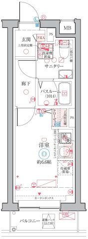 クレヴィスタ阪東橋の間取り画像