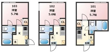 リアル川崎大師パークテラスの間取り画像