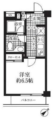 HF銀座レジデンスの間取り画像