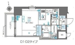 ZOOM東新宿の間取り画像