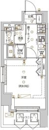 ユリカロゼ五反野Ⅲの間取り画像