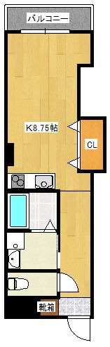 三萩野ビルの間取り画像