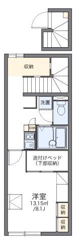 レオパレスパピヨンAの間取り画像