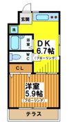 西原マンションの間取り画像