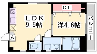 エスポワール加納町の間取り画像