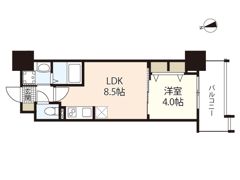S－RESIDENCE本川町affordの間取り画像