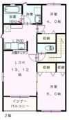 アンソレイユの間取り画像
