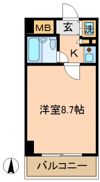 グローリア初穂小岩の間取り画像