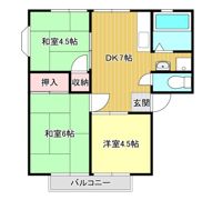 栄山荘の間取り画像