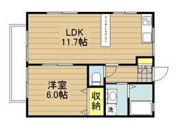 コーポ細渕の間取り画像