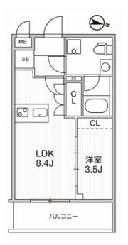 Weave Base -Oji Kamiya 王子神谷の間取り画像