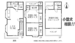 新在家南町5丁目貸家の間取り画像