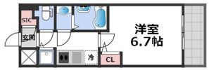 La Douceur北巽の間取り画像