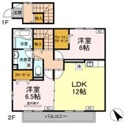メルベーユの間取り画像