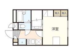 レオパレス幸の間取り画像