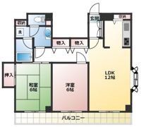 クレストコート府中天神町の間取り画像