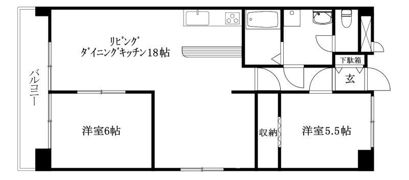 ウィン ヴィラの間取り画像