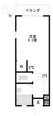 マックハイツの間取り画像