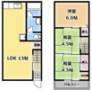 門真市堂山町貸家の間取り画像