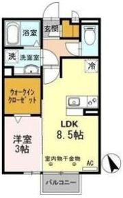 リバーウエストの間取り画像