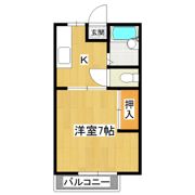 ウエストパーク高野Bの間取り画像