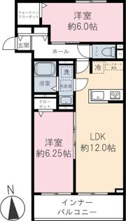 （仮称）新町6丁目パレスの間取り画像