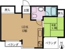 グリーンハイツ多田の間取り画像