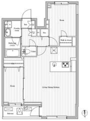 四谷三丁目ステーションレジデンスの間取り画像