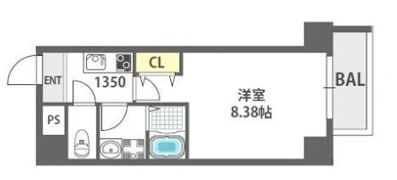 ETC天神橋の間取り画像