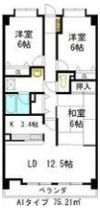 リーフマンション グロリアスの間取り画像